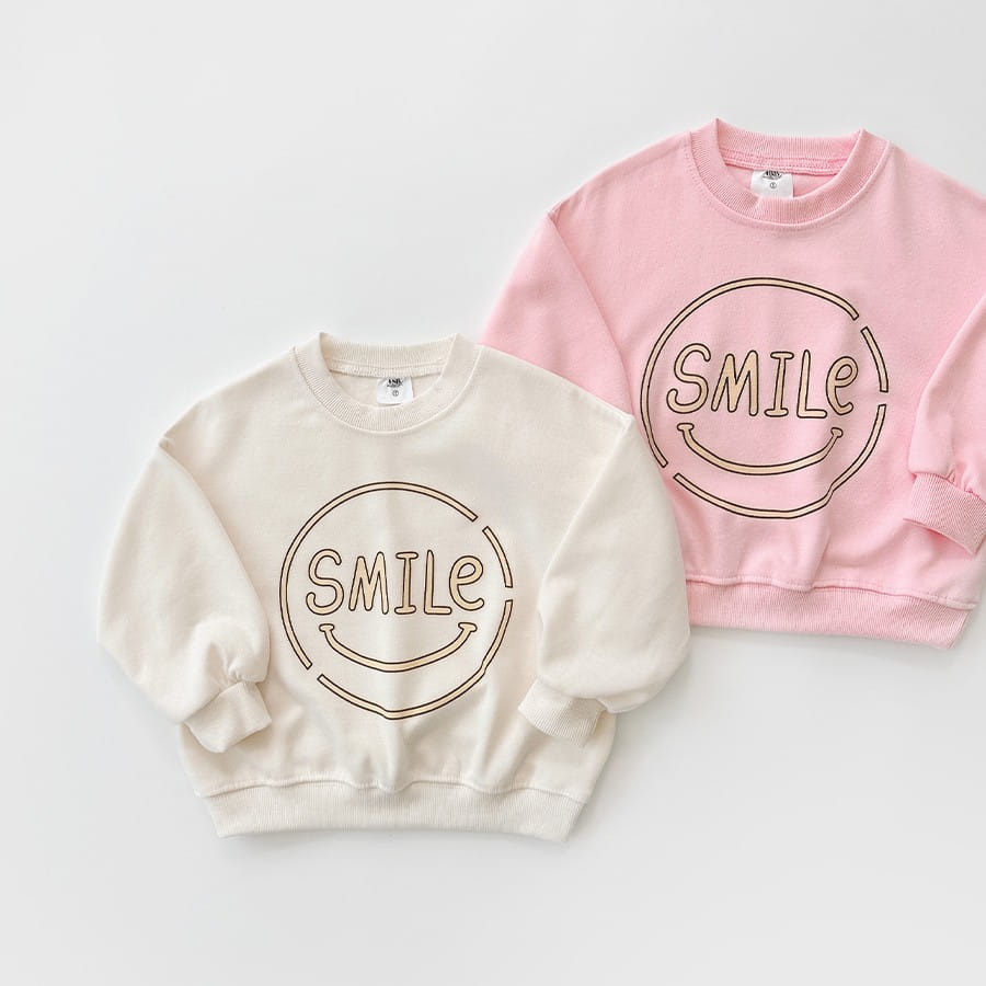 Whitesketchbook - Korean Children Fashion - #kidzfashiontrend - Neon Smile Top Bottom Set - 3