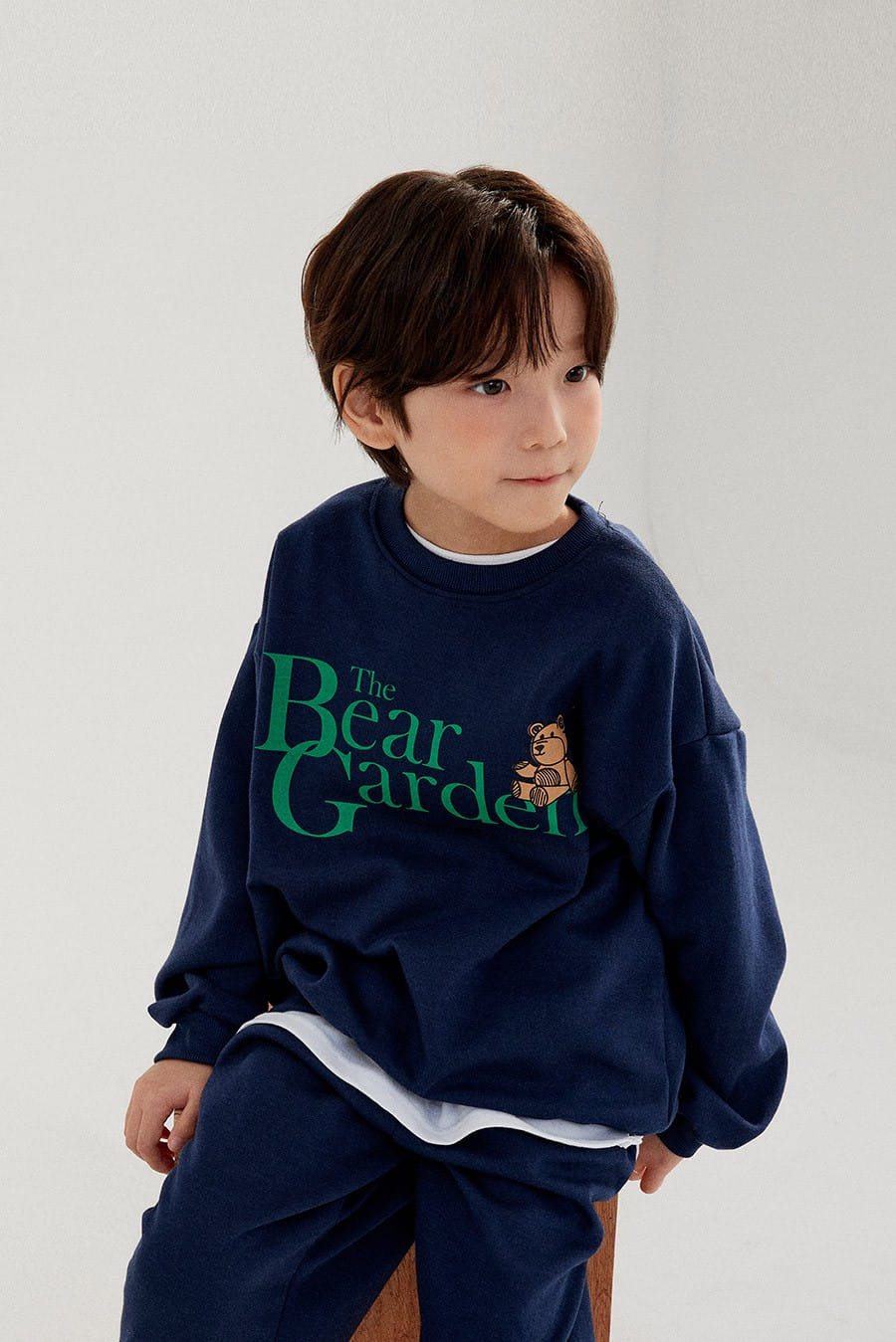 Whitesketchbook - Korean Children Fashion - #magicofchildhood - Garden Bear Top Bottom Set - 9