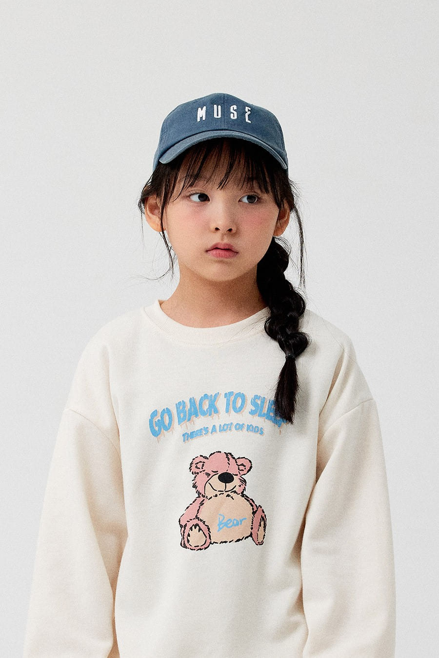 Whitesketchbook - Korean Children Fashion - #magicofchildhood - Sleeping Bear Top Bottom Set - 7