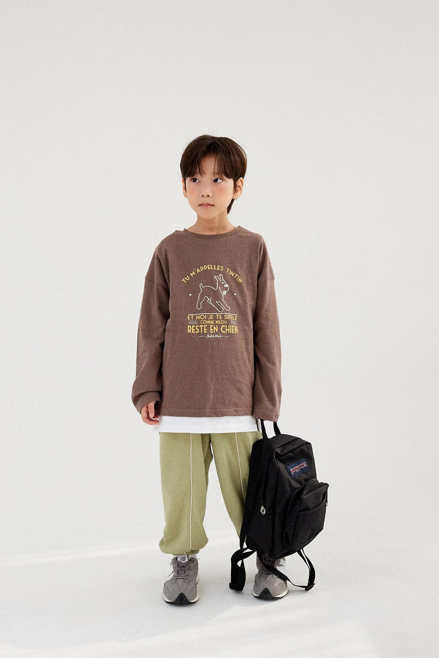 Whitesketchbook - Korean Children Fashion - #magicofchildhood - Bbing Line Jogger Pants - 11