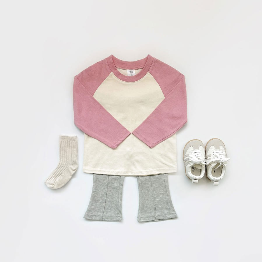 Whitesketchbook - Korean Children Fashion - #minifashionista - Raglan Color Tee - 5