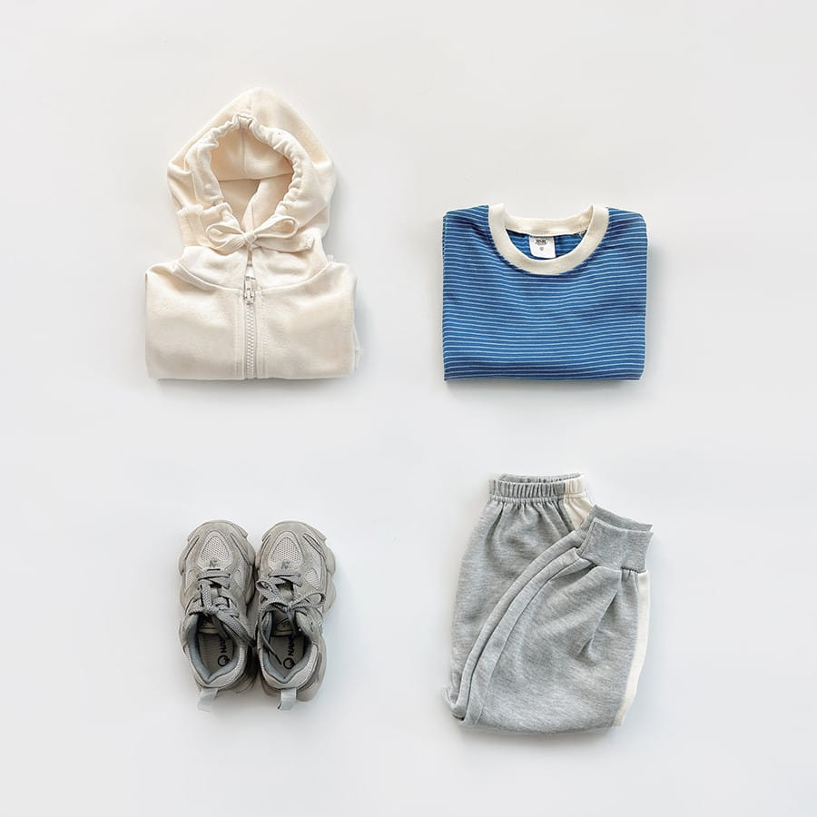 Whitesketchbook - Korean Children Fashion - #todddlerfashion - Circle Color Jogger Pants - 10