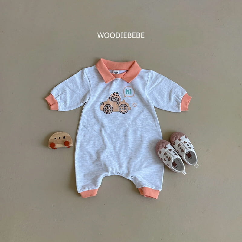 Woodie - Korean Baby Fashion - #babyoninstagram - Hey Car Body Suit - 3