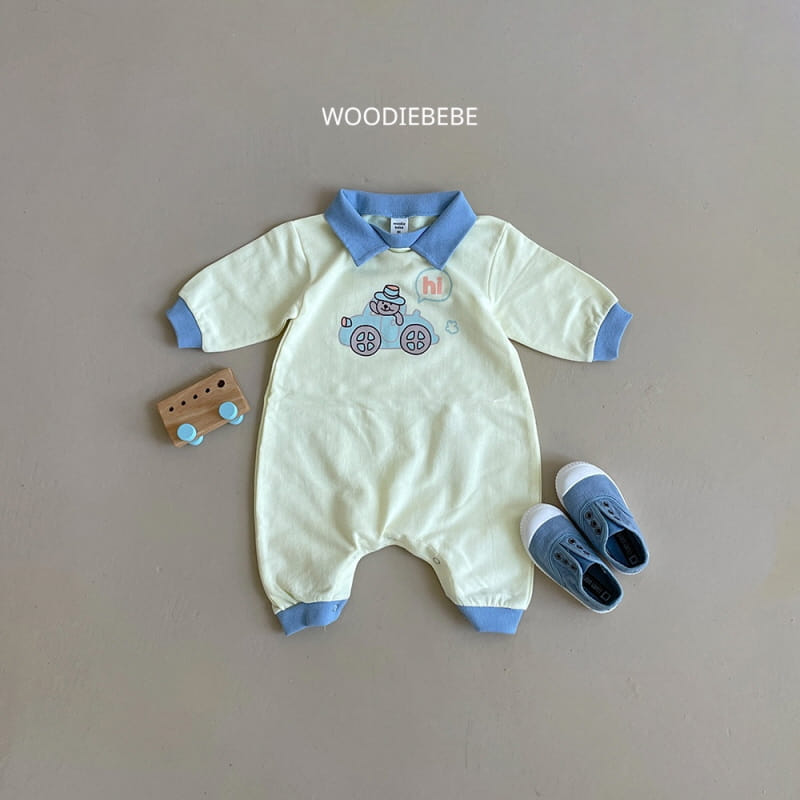 Woodie - Korean Baby Fashion - #babyoninstagram - Hey Car Body Suit - 4