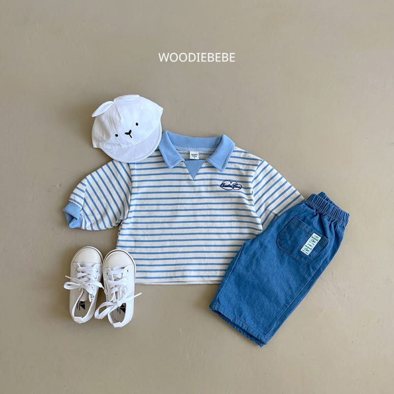 Woodie - Korean Children Fashion - #Kfashion4kids - Plain Collar Tee - 8