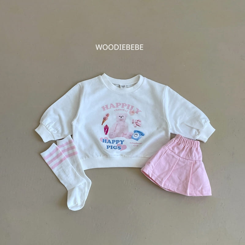 Woodie - Korean Children Fashion - #childrensboutique - Happy Bear Tee - 3