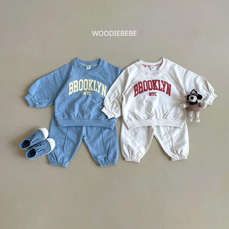 Woodie - Korean Children Fashion - #childrensboutique - Brook Top Bottom Set - 6