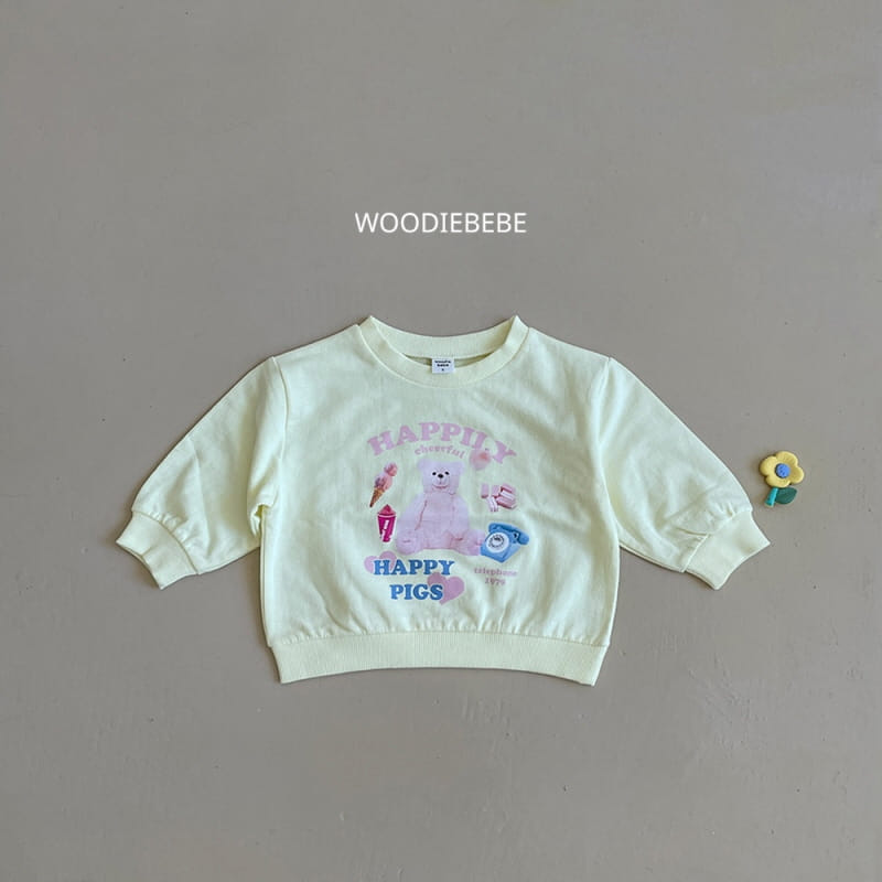 Woodie - Korean Children Fashion - #fashionkids - Happy Bear Tee - 6