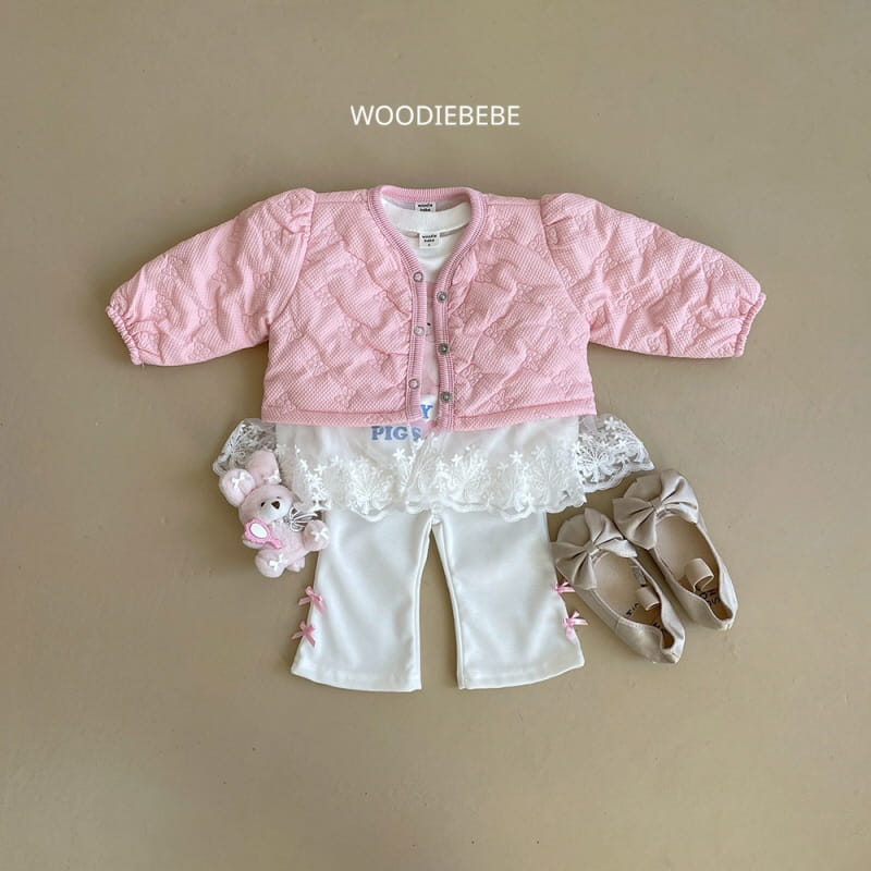 Woodie - Korean Children Fashion - #kidzfashiontrend - Ribbon Wide Pants - 2