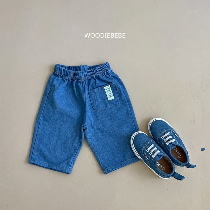 Woodie - Korean Children Fashion - #kidsstore - Indigo Denim Pants - 4