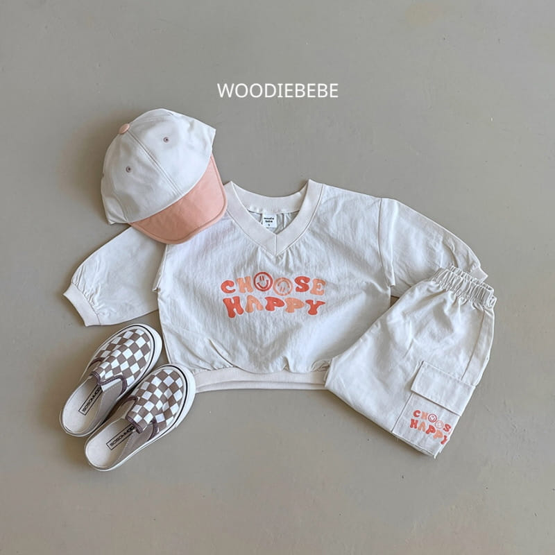 Woodie - Korean Children Fashion - #magicofchildhood - V Sweatshirt Tee - 2