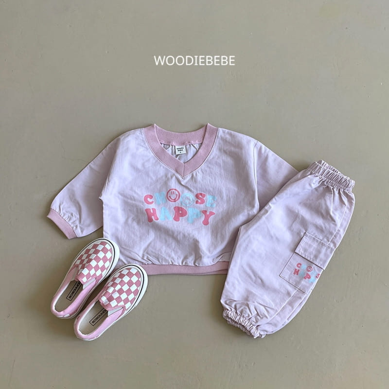 Woodie - Korean Children Fashion - #minifashionista - V Sweatshirt Tee - 4