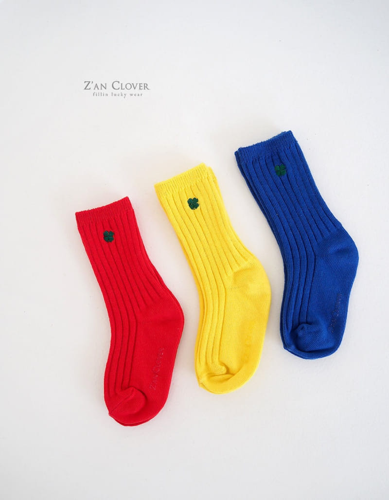 Zan Clover - Korean Children Fashion - #Kfashion4kids - Vivid Clover Socks - 3