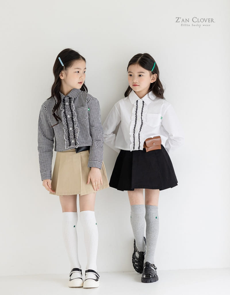 Zan Clover - Korean Children Fashion - #designkidswear - Clover Over Knee Socks - 9