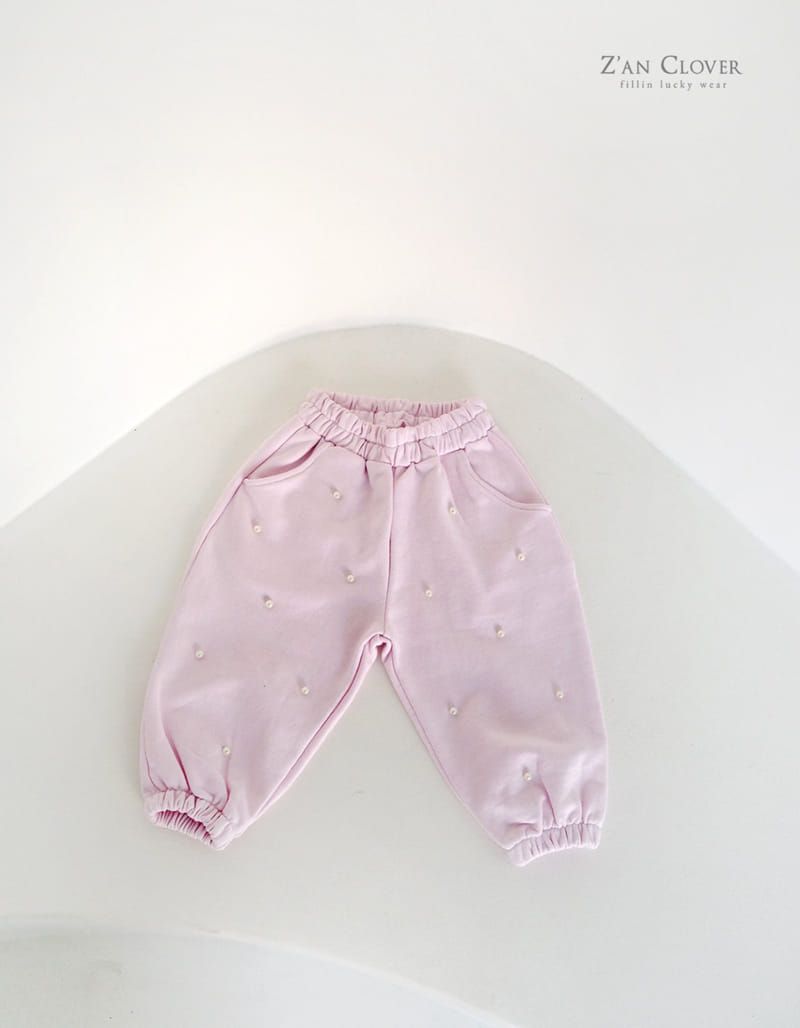 Zan Clover - Korean Children Fashion - #fashionkids - Pearl Training Pants - 3