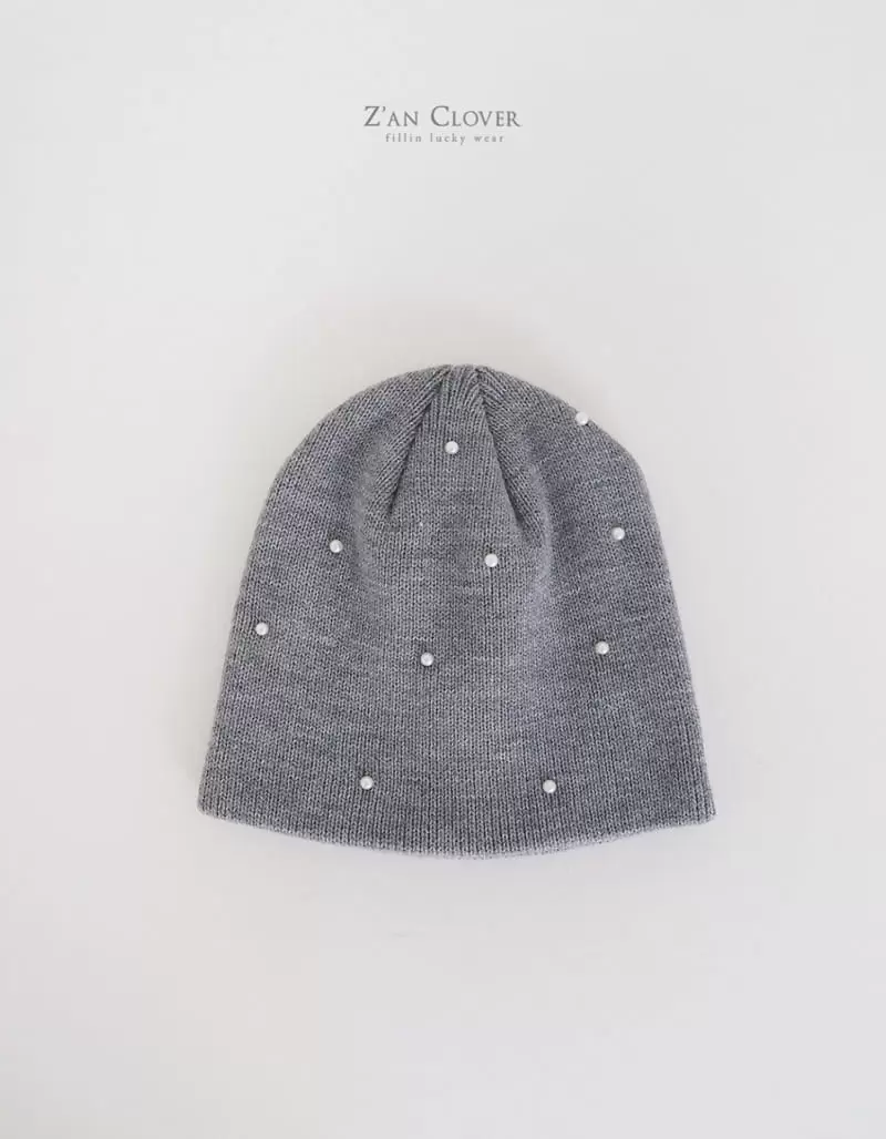 Zan Clover - Korean Children Fashion - #fashionkids - Pearl Beanie - 5