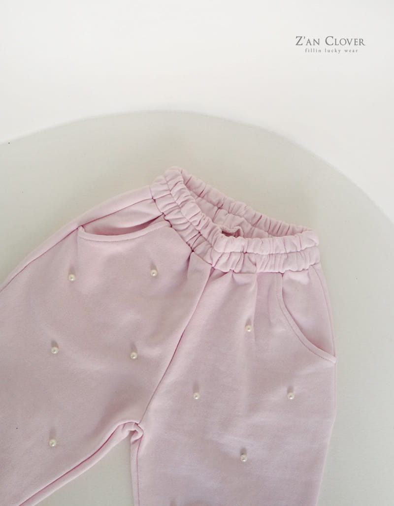 Zan Clover - Korean Children Fashion - #fashionkids - Pearl Training Pants - 4