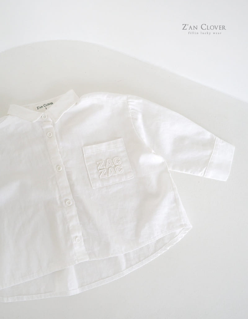 Zan Clover - Korean Children Fashion - #kidsshorts - Loose Shirt - 4