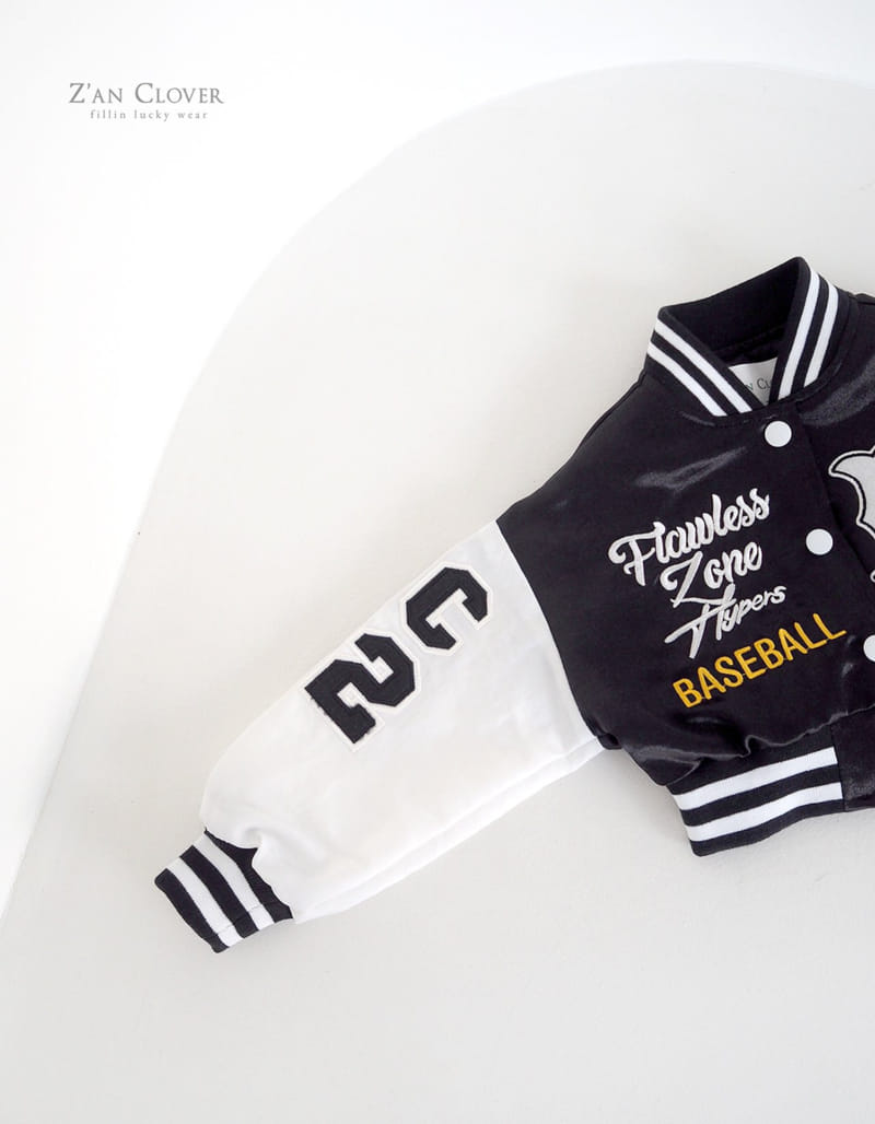 Zan Clover - Korean Children Fashion - #Kfashion4kids - Baceball Varsity Jumper - 4