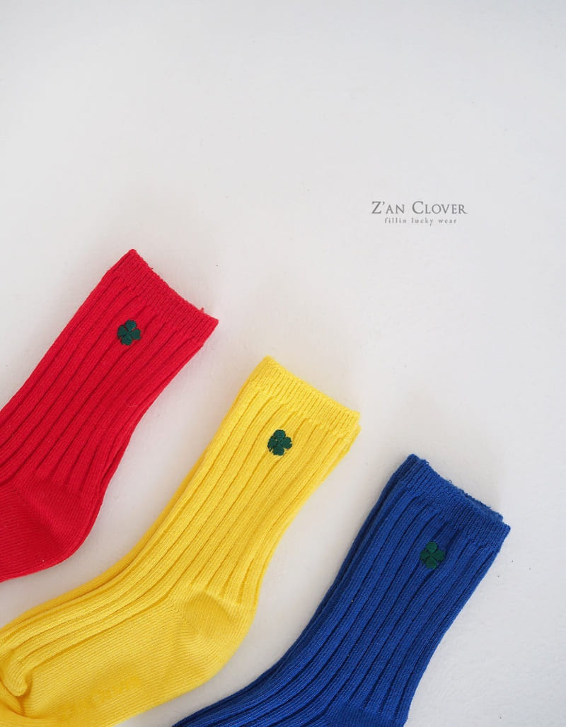 Zan Clover - Korean Children Fashion - #Kfashion4kids - Vivid Clover Socks - 4