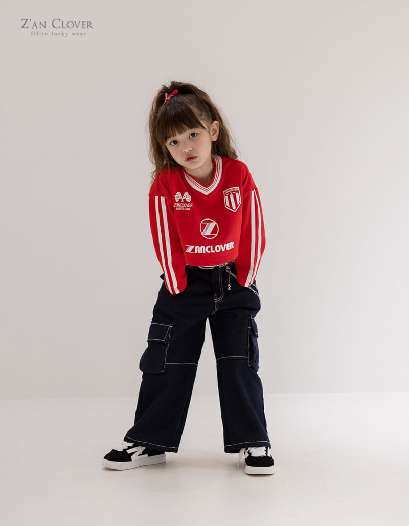 Zan Clover - Korean Children Fashion - #littlefashionista - Stitch Cargo Pants - 2