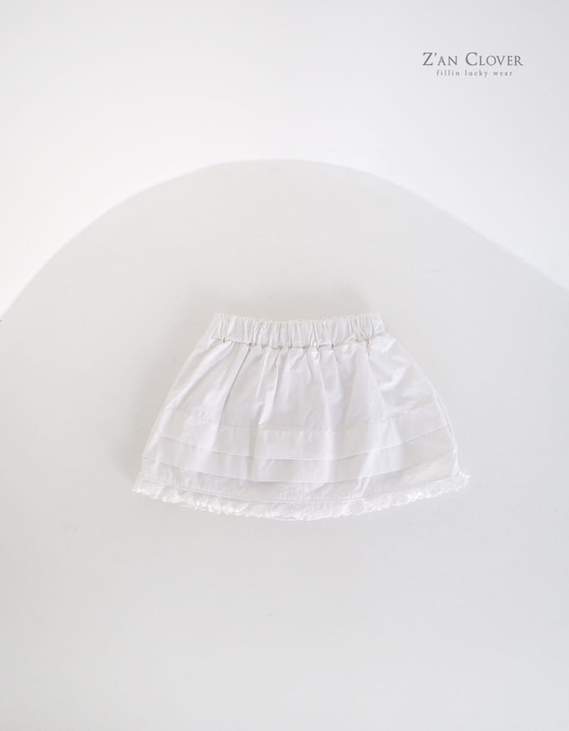 Zan Clover - Korean Children Fashion - #minifashionista - Pure Lace Skirt - 2