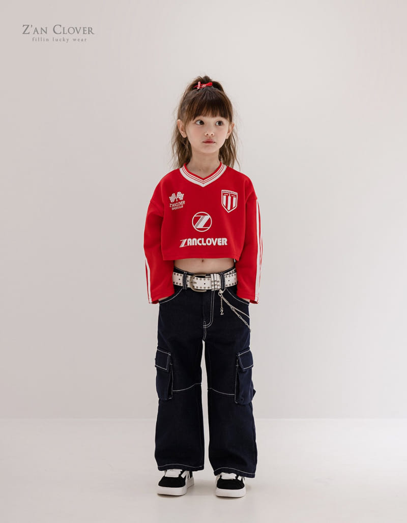 Zan Clover - Korean Children Fashion - #magicofchildhood - Stitch Cargo Pants - 4