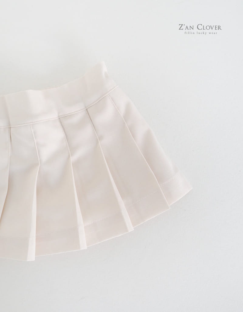 Zan Clover - Korean Children Fashion - #minifashionista - School Pleats Skirt - 4