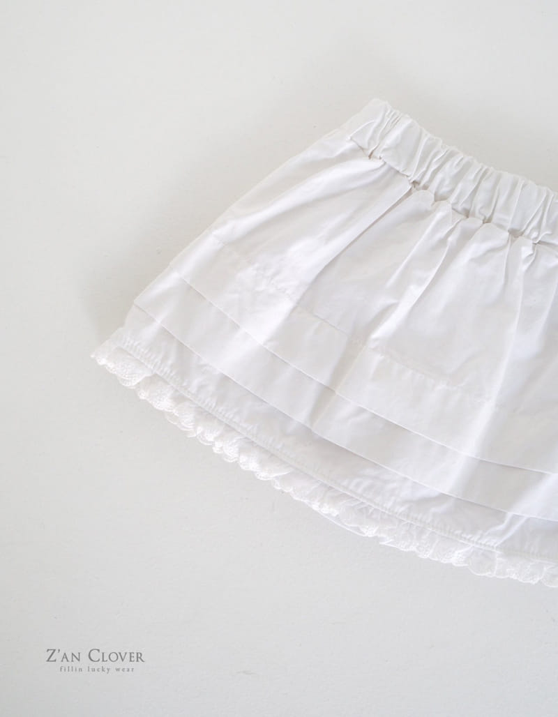 Zan Clover - Korean Children Fashion - #prettylittlegirls - Pure Lace Skirt - 3