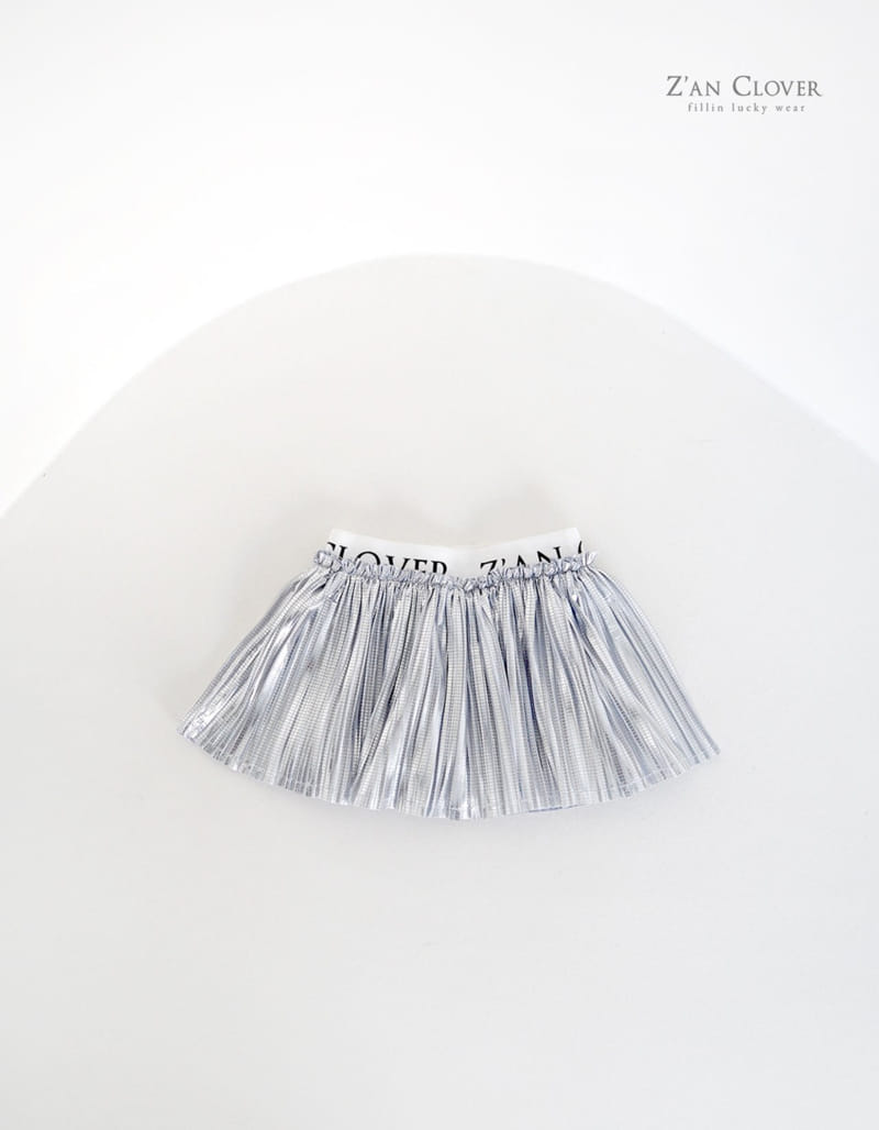 Zan Clover - Korean Children Fashion - #prettylittlegirls - Sliver Pleats Skirt - 2