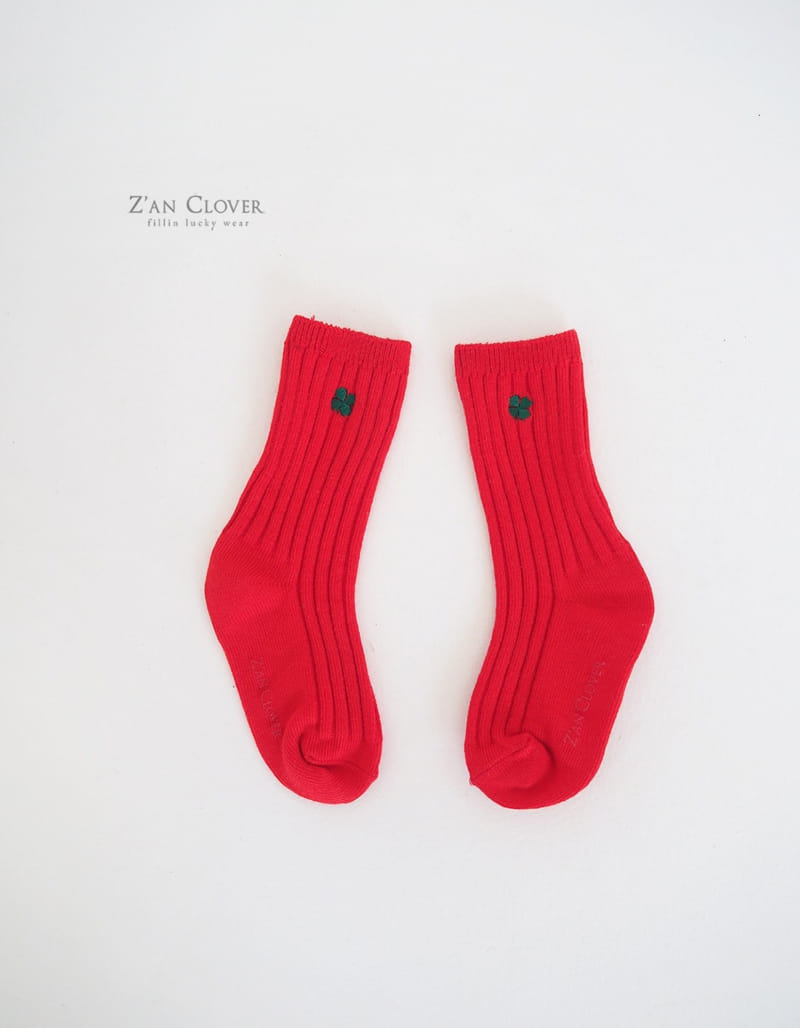 Zan Clover - Korean Children Fashion - #prettylittlegirls - Vivid Clover Socks - 7