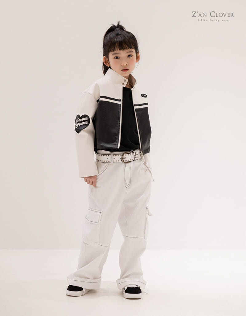 Zan Clover - Korean Children Fashion - #prettylittlegirls - Stitch Cargo Pants - 5