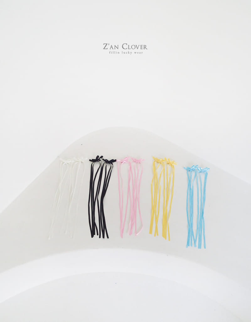 Zan Clover - Korean Children Fashion - #prettylittlegirls - Long Ribbon Hair Clip - 2