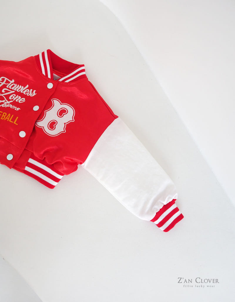 Zan Clover - Korean Children Fashion - #stylishchildhood - Baceball Varsity Jumper - 10