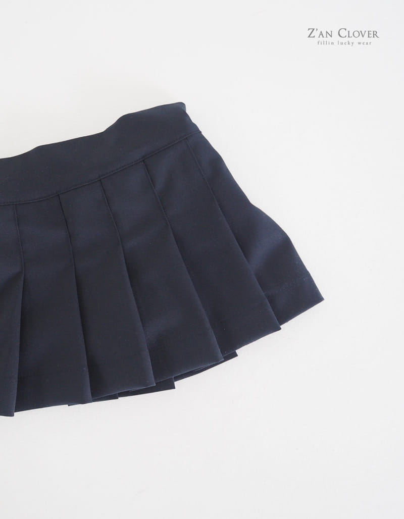 Zan Clover - Korean Children Fashion - #stylishchildhood - School Pleats Skirt - 7