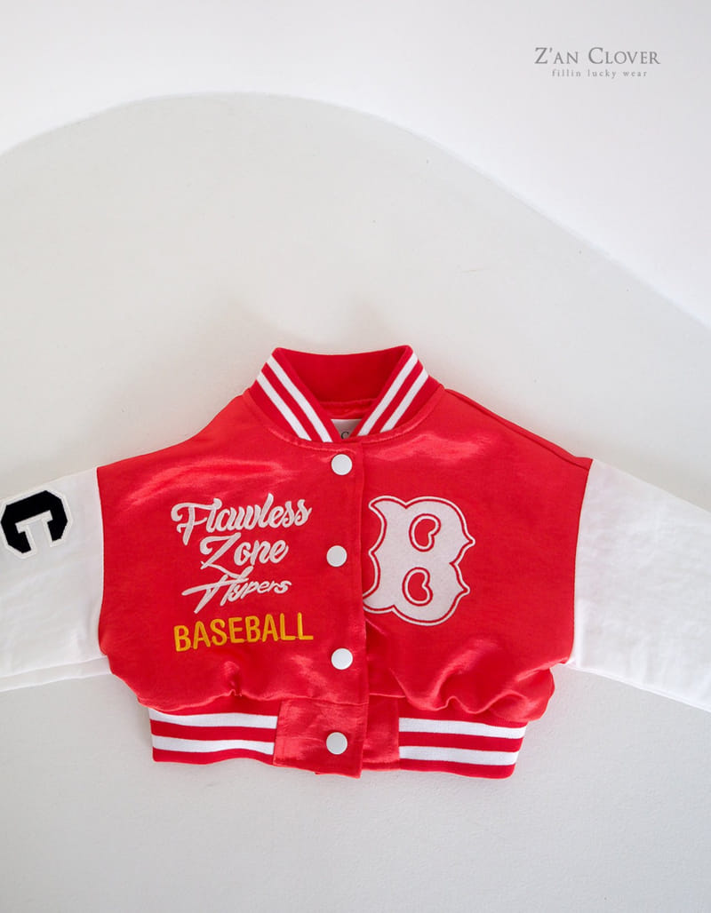 Zan Clover - Korean Children Fashion - #todddlerfashion - Baceball Varsity Jumper - 8