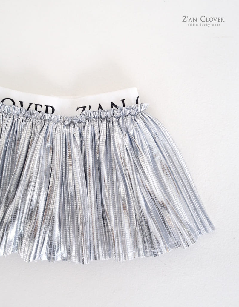 Zan Clover - Korean Children Fashion - #todddlerfashion - Sliver Pleats Skirt - 3