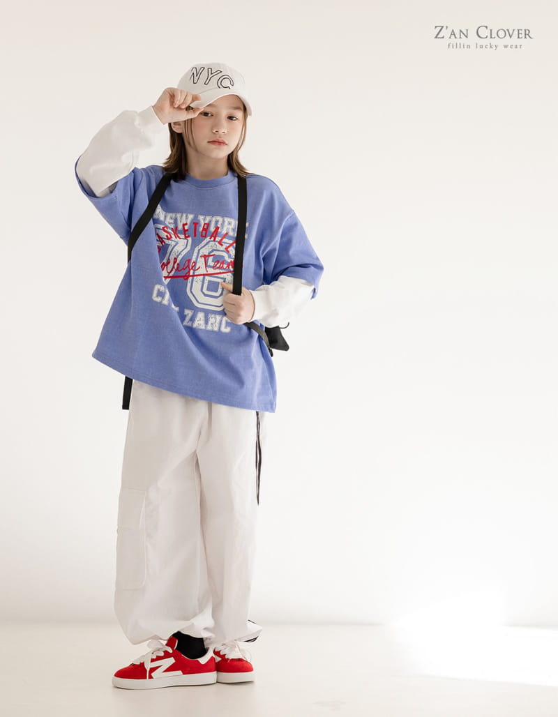 Zan Clover - Korean Children Fashion - #toddlerclothing - Unbalance Cargo Pants - 11