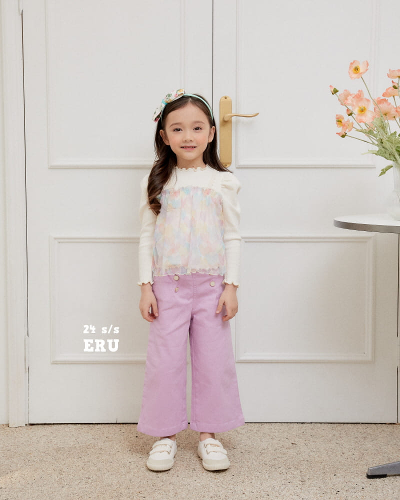 e.ru - Korean Children Fashion - #Kfashion4kids - Ela Span Wide Pants - 5