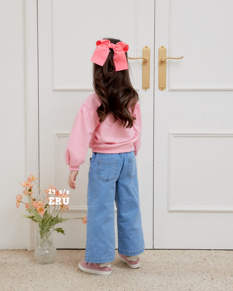 e.ru - Korean Children Fashion - #littlefashionista - Denim Span bella Pants - 2