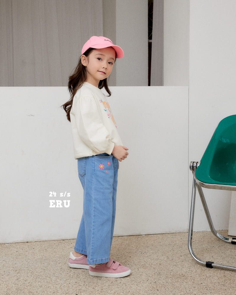 e.ru - Korean Children Fashion - #prettylittlegirls - Denim Span bella Pants - 5