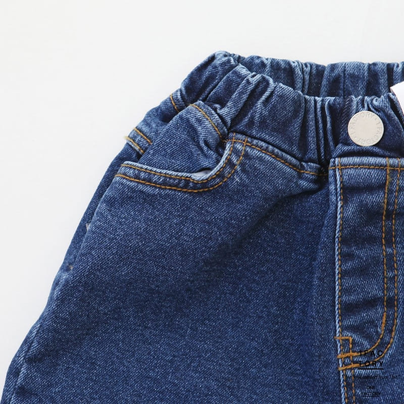 1 Fac - Korean Children Fashion - #Kfashion4kids - Daily Denim Baggy Pants - 8