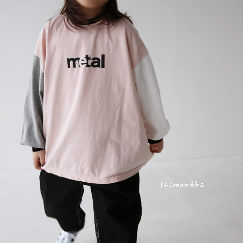12 Month - Korean Children Fashion - #magicofchildhood - Metal Long Sleeve Tee With Mom - 3