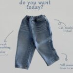 Cat Brushy Denim Pants