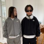 Line Track Jacket With Mom