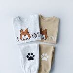 Corgi Love You Top Bottom Set