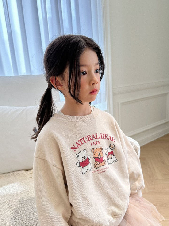 A-Market - Korean Children Fashion - #designkidswear - Bear Sweatshirt - 5