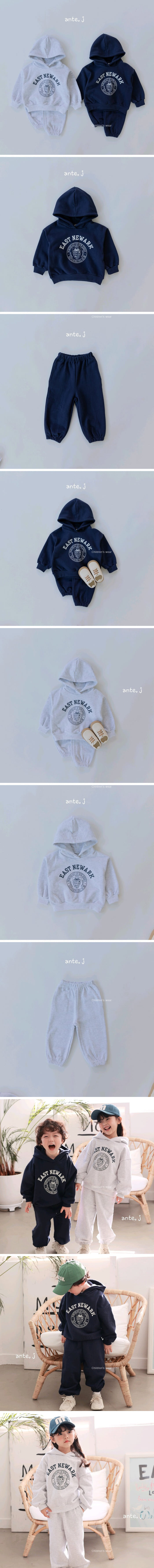 A.JAYE - Korean Children Fashion - #Kfashion4kids - East Hoody Top Bottom Set - 2