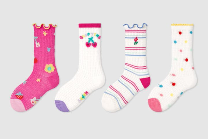 A.JAYE - Korean Children Fashion - #discoveringself - 658 Cherry Time Socks