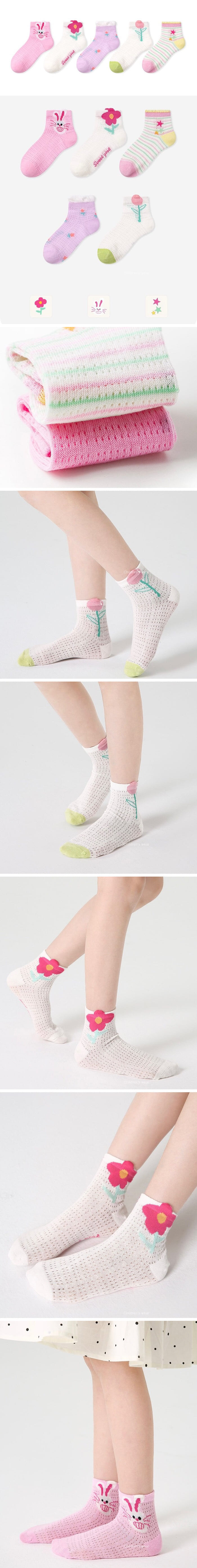 A.JAYE - Korean Children Fashion - #littlefashionista - 708 Cute Rabbit Socks - 2